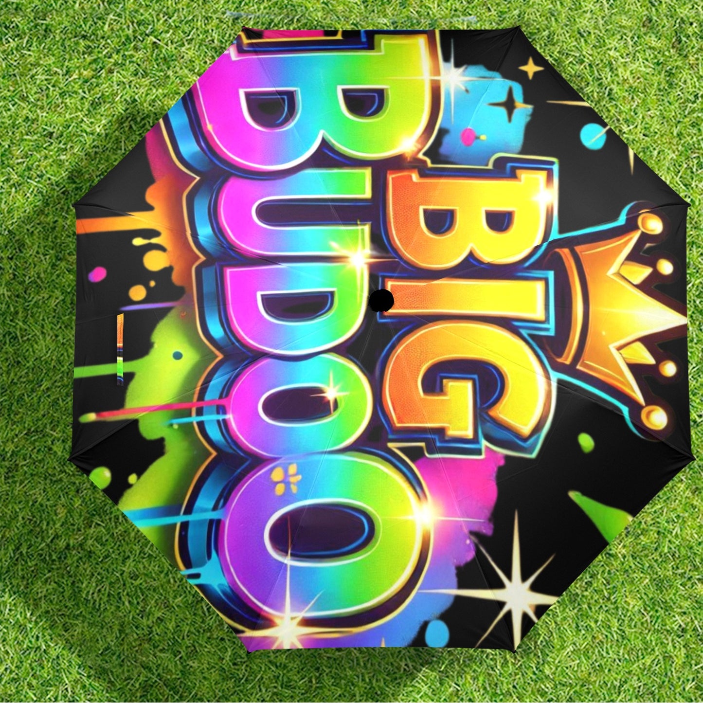 Big Budoo Umbrella Semi-Automatic Foldable Umbrella