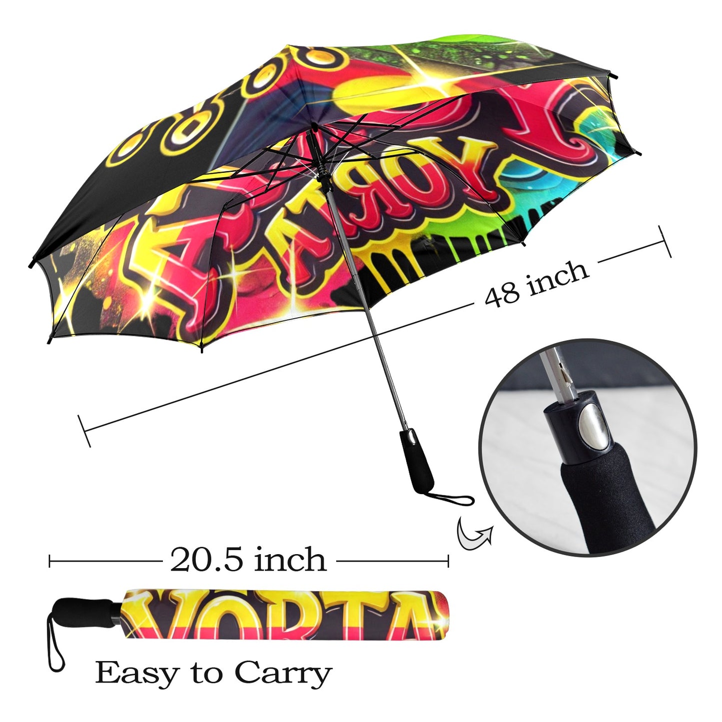 Proud To Be Yorta Yorta Umbrella Semi-Automatic Foldable Umbrella