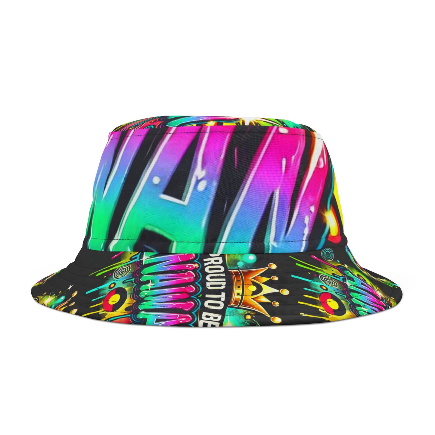 Graffitii Bucket Hat -Proud to be Anaiwan