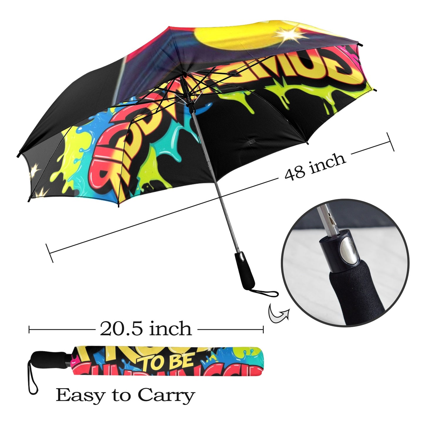 Proud to be Gumbainggir Umbrella Semi-Automatic Foldable Umbrella