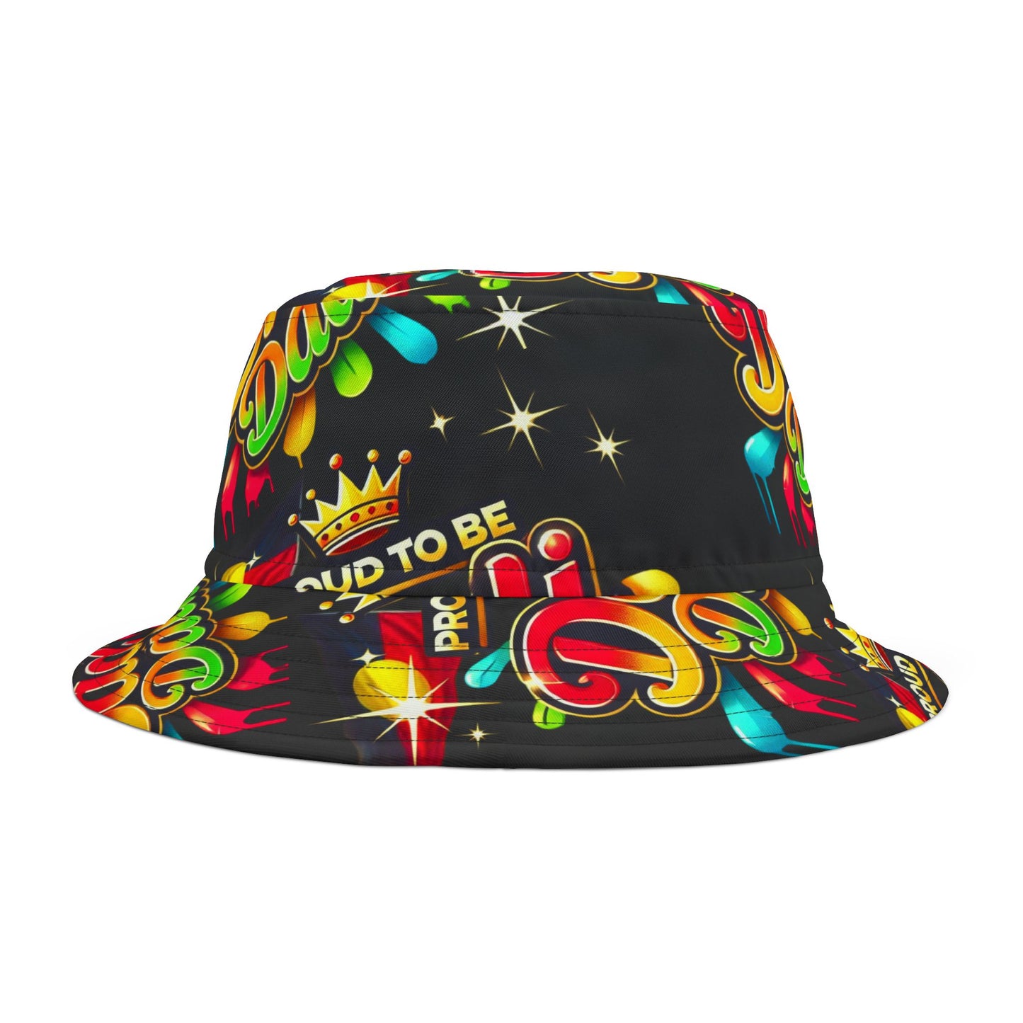Graffitii Bucket Hat Proud to be Dadi Dadi