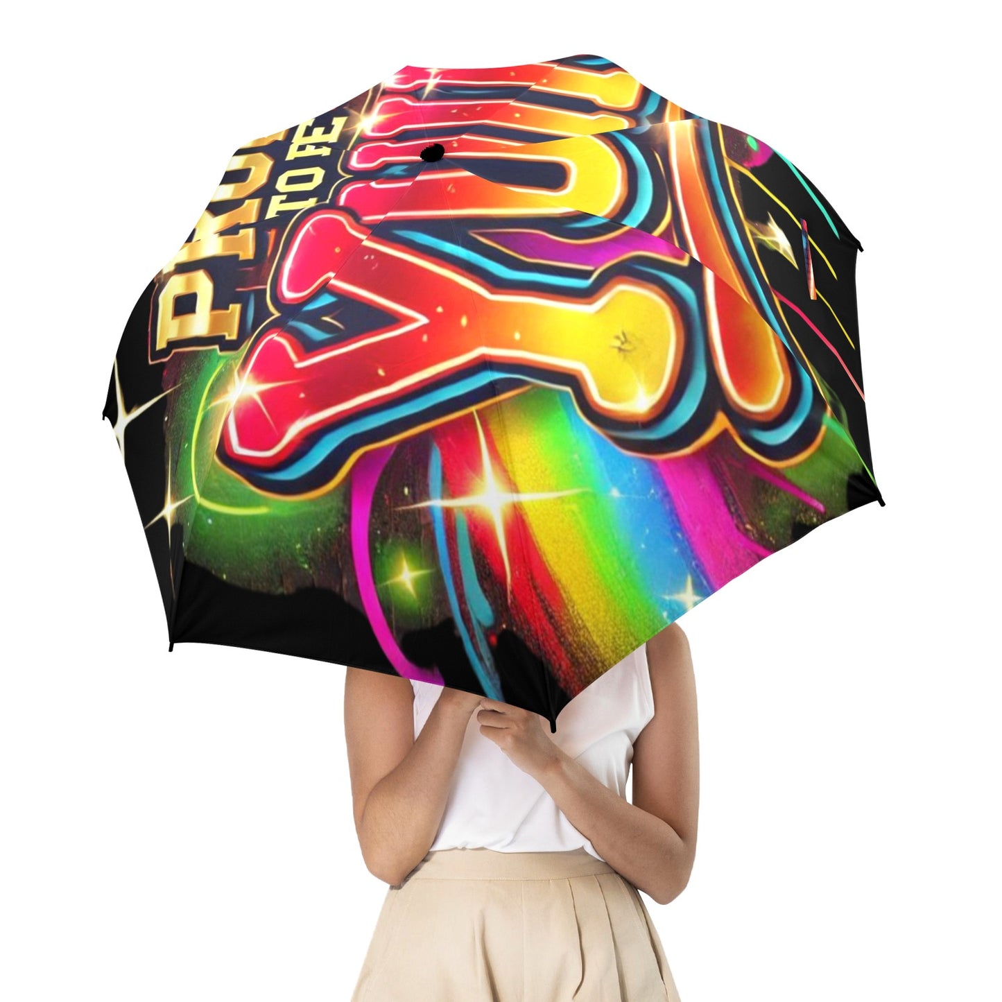 Proud To Be Yuin Umbrella Semi-Automatic Foldable Umbrella