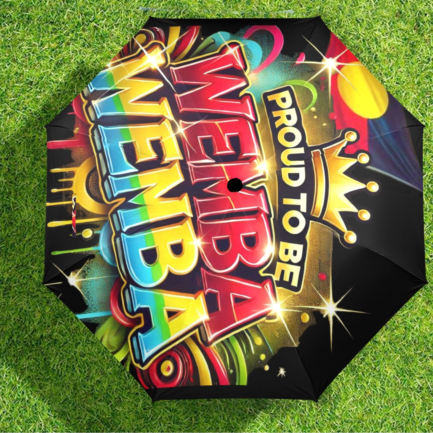 Proud To Be Wemba Wemba Umbrella Semi-Automatic Foldable Umbrella