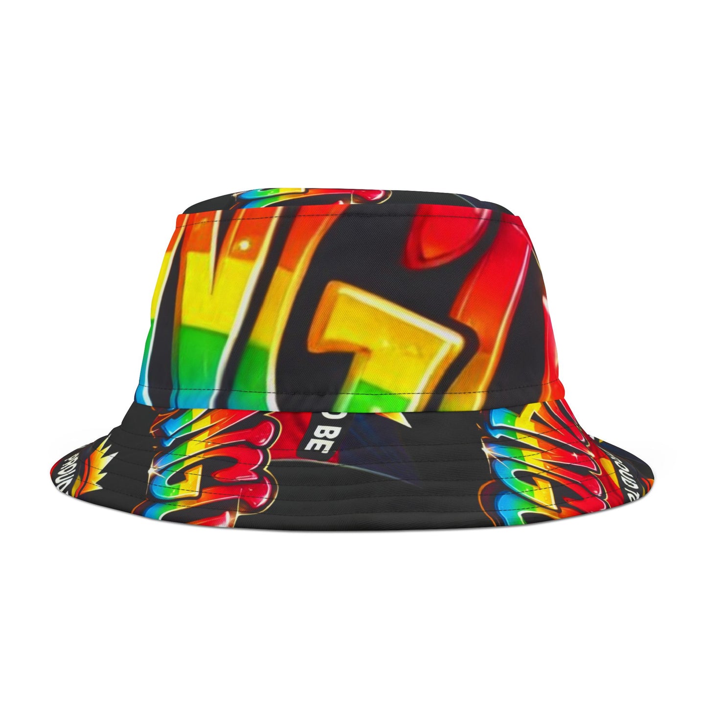 Graffiti Bucket Hat - Proud to be Anangu