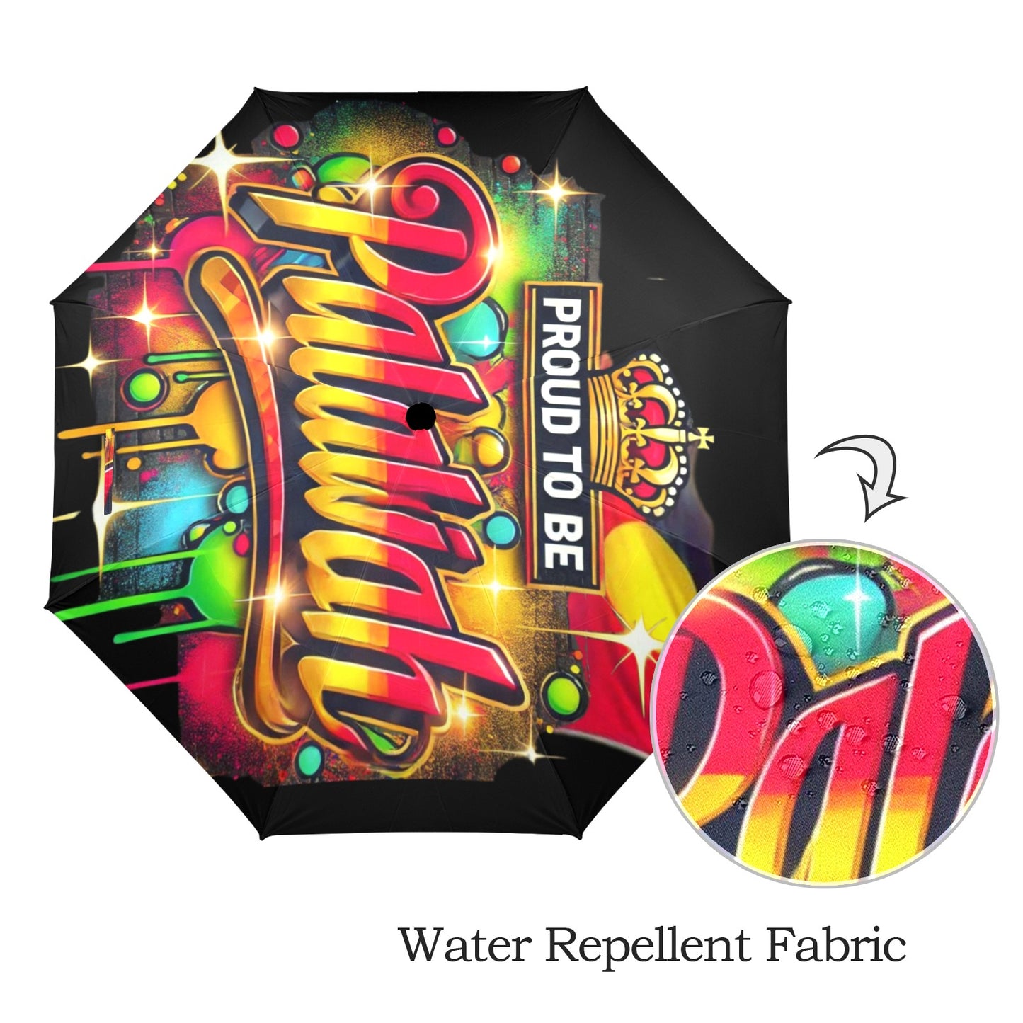 Proud To Be Palawah Umbrella Semi-Automatic Foldable Umbrella