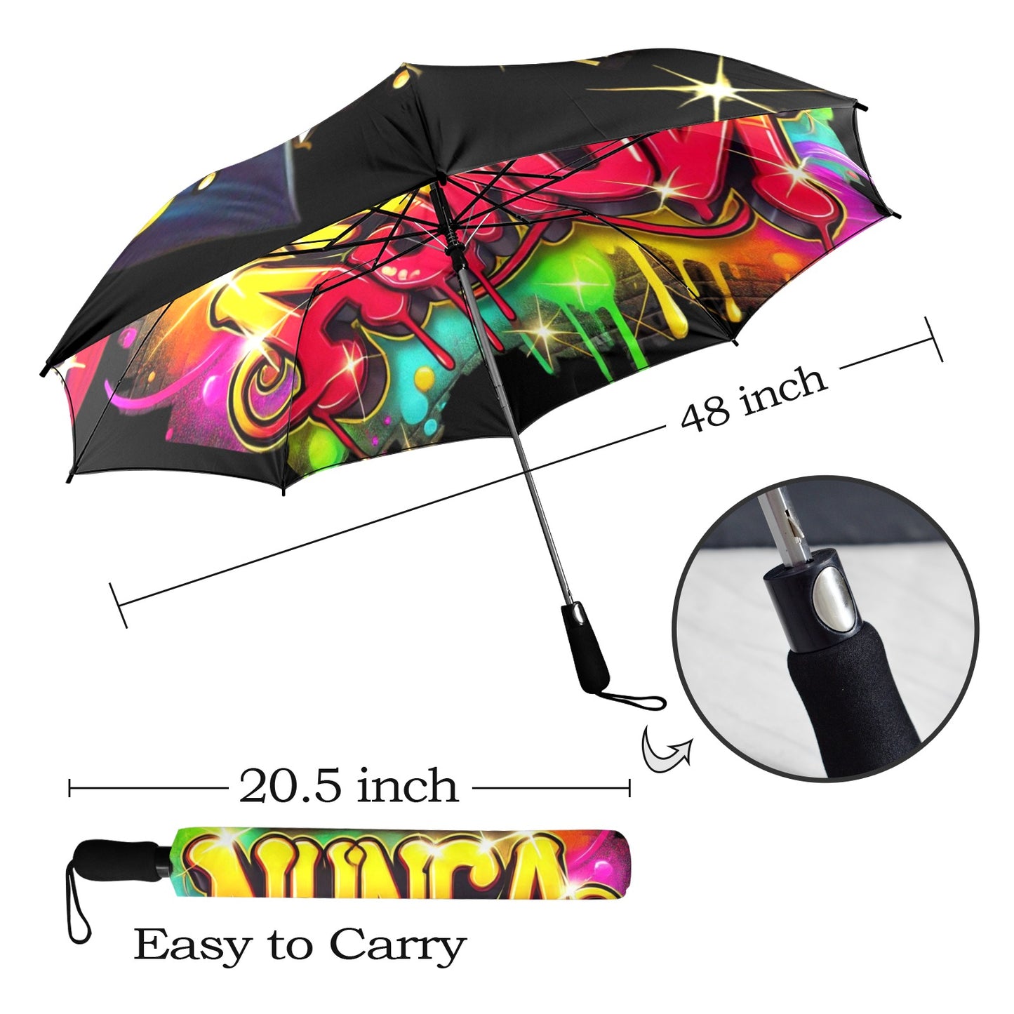 Proud To Be Nunga Umbrella Semi-Automatic Foldable Umbrella