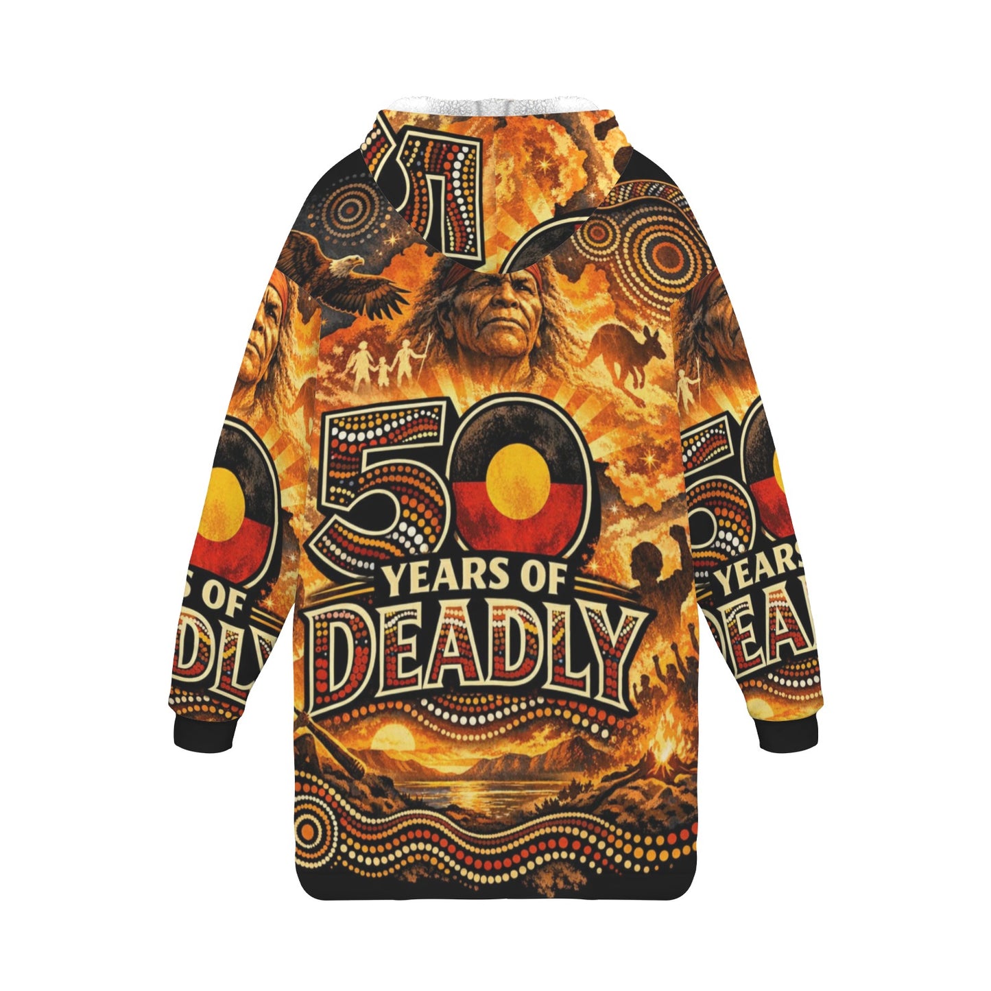 50 Years of Deadly Kids Blanket Hoodie