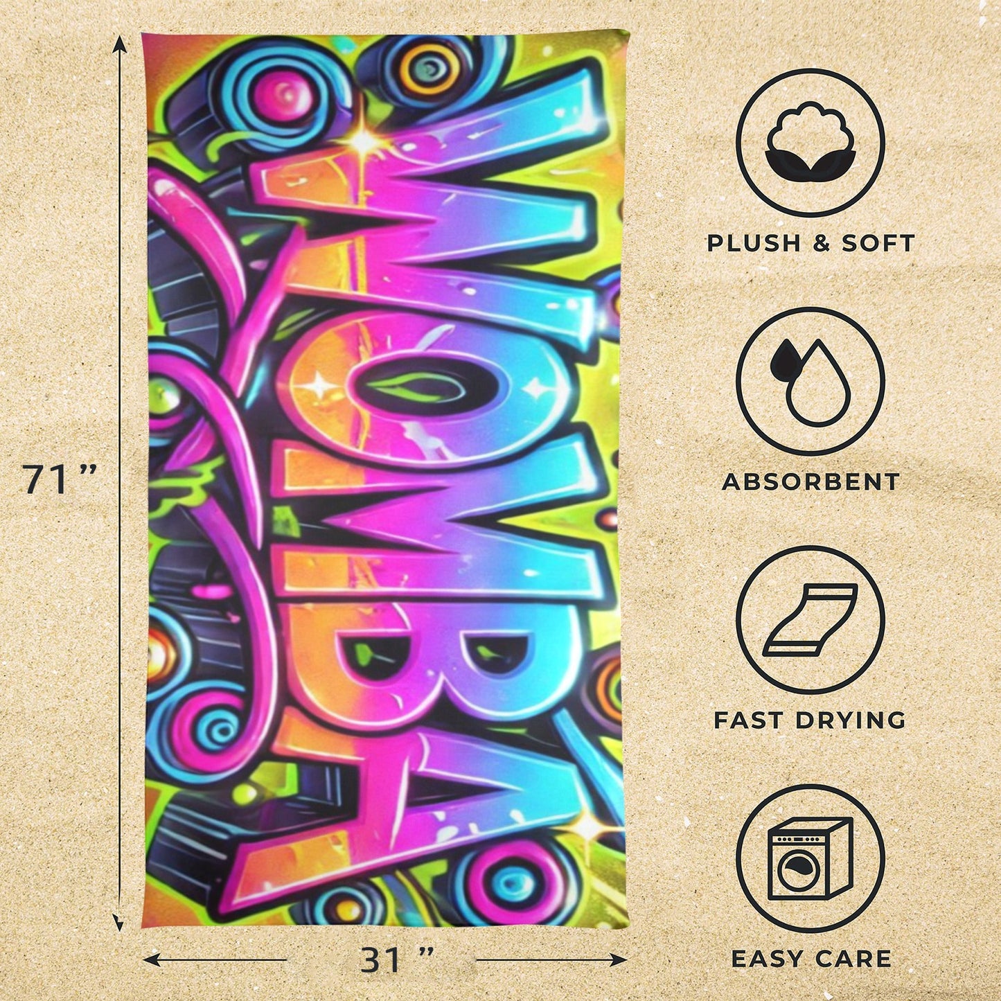 Womba Beach Towel