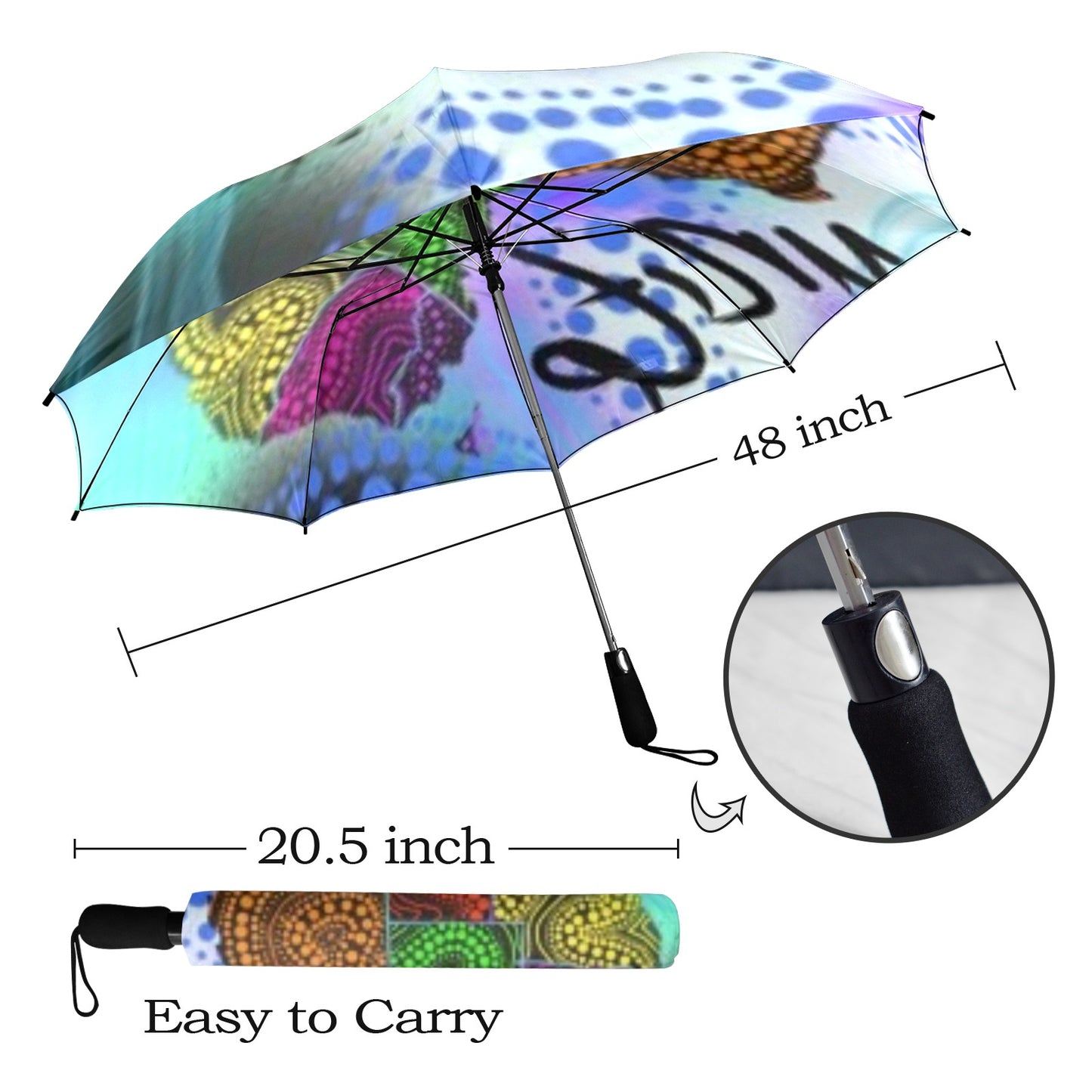 Unite Umbrella Semi-Automatic Foldable Umbrella
