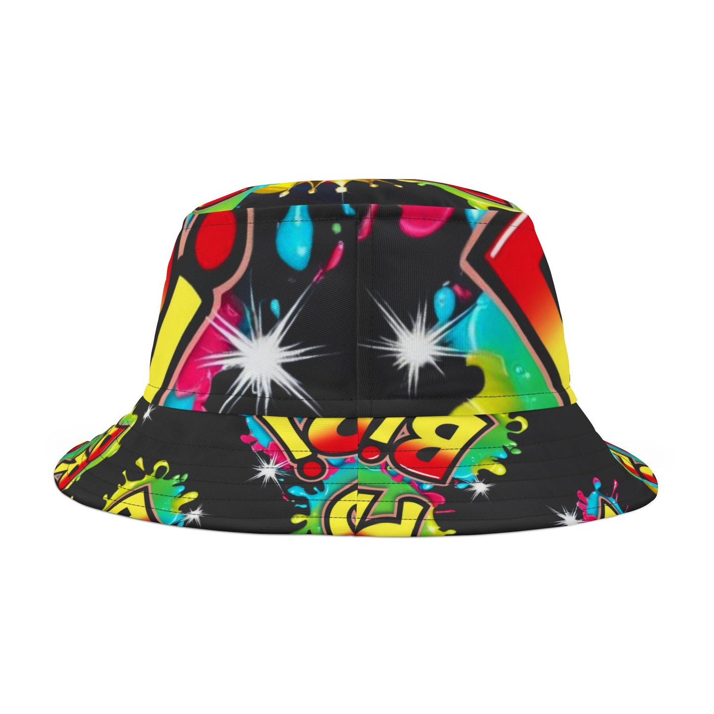 Graffiti-Style Bucket Hat Proud to be Biripi
