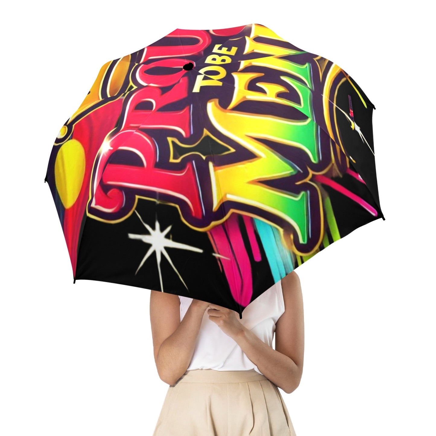 Proud To Be Menu Semi-Automatic Foldable Umbrella