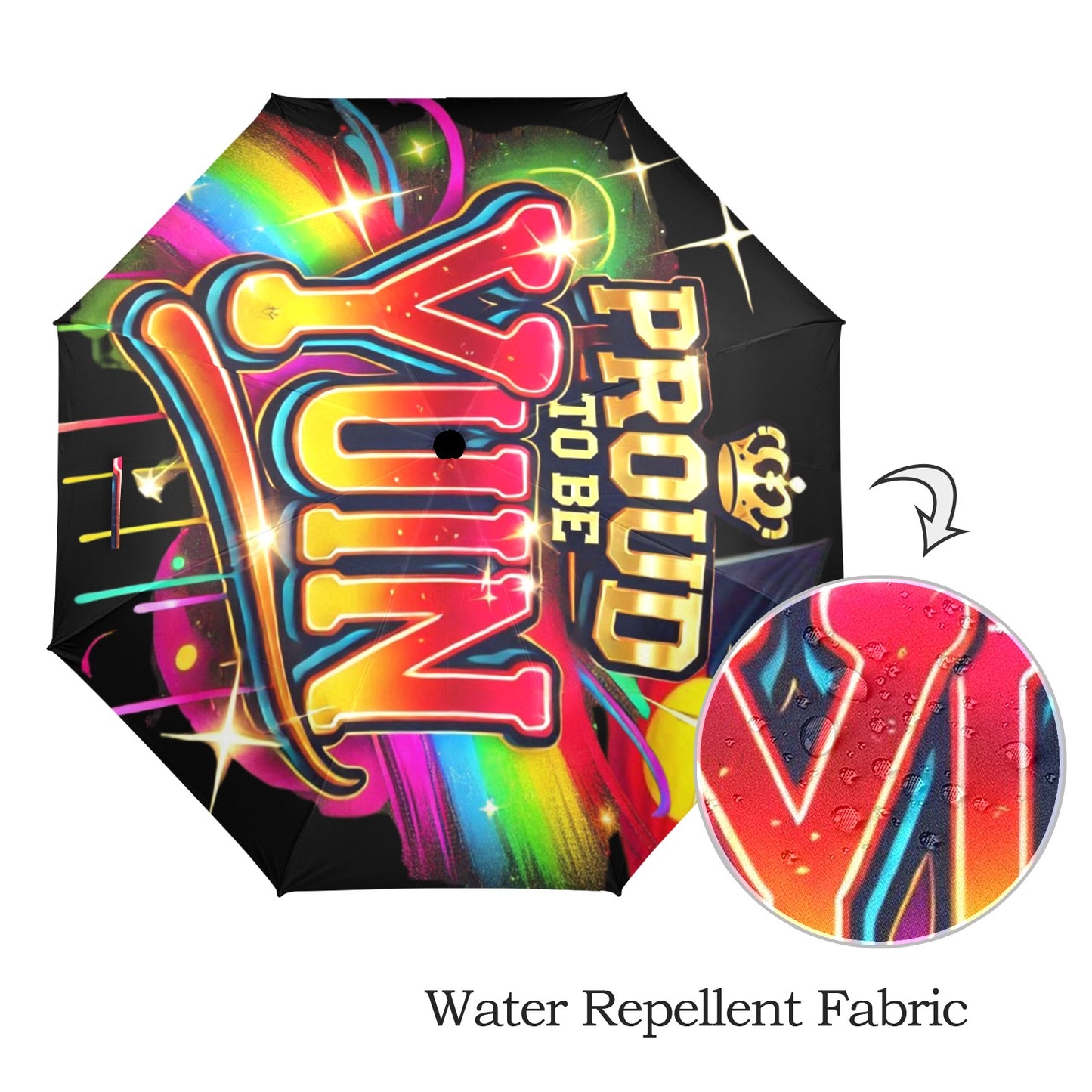 Proud To Be Yuin Umbrella Semi-Automatic Foldable Umbrella