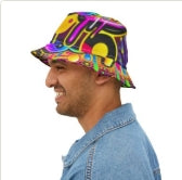Graffiti Bucket Hat Go Get Ya Mob