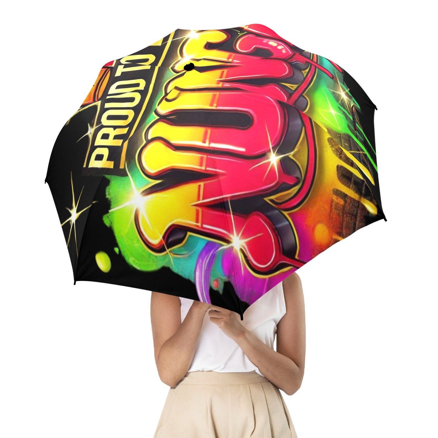Proud To Be Nunga Umbrella Semi-Automatic Foldable Umbrella