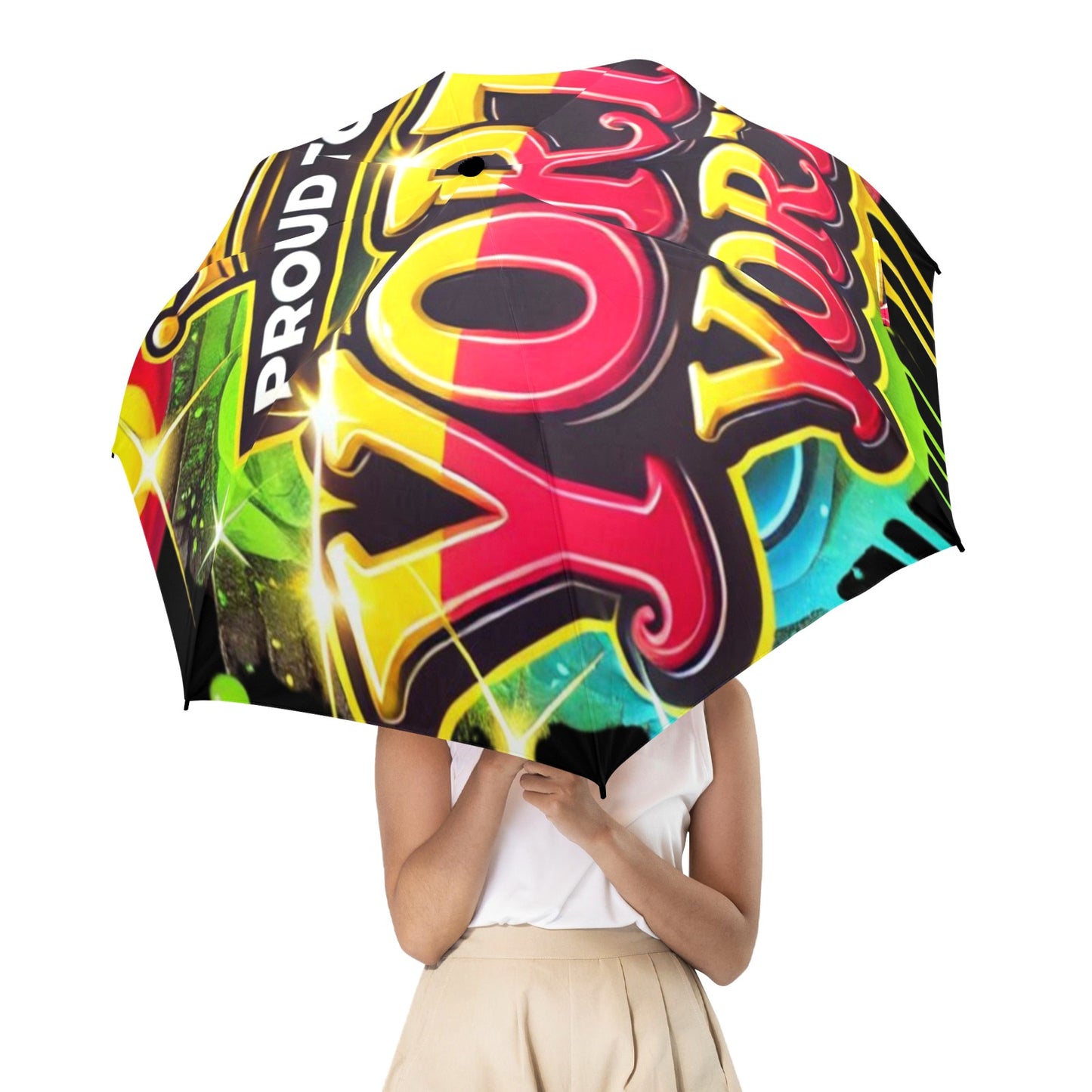Proud To Be Yorta Yorta Umbrella Semi-Automatic Foldable Umbrella