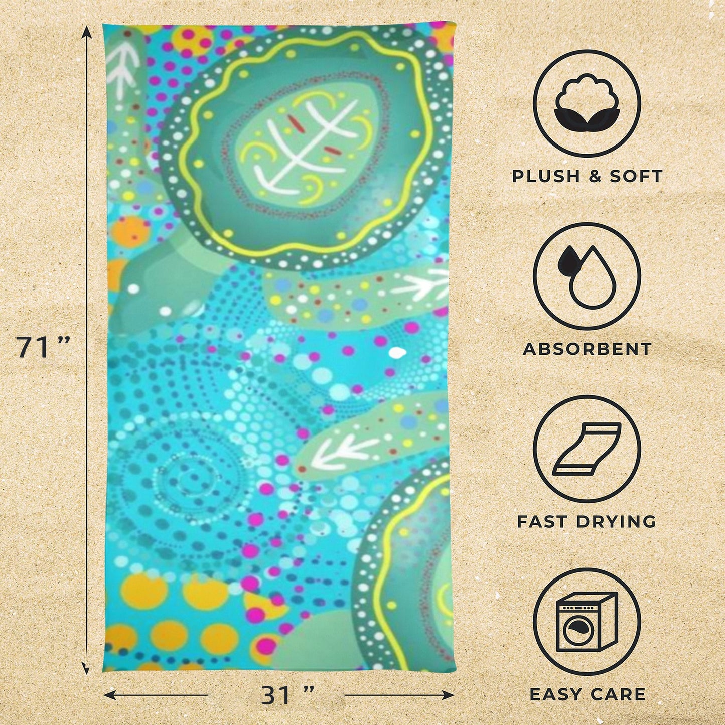 Walkabout Beach Towel
