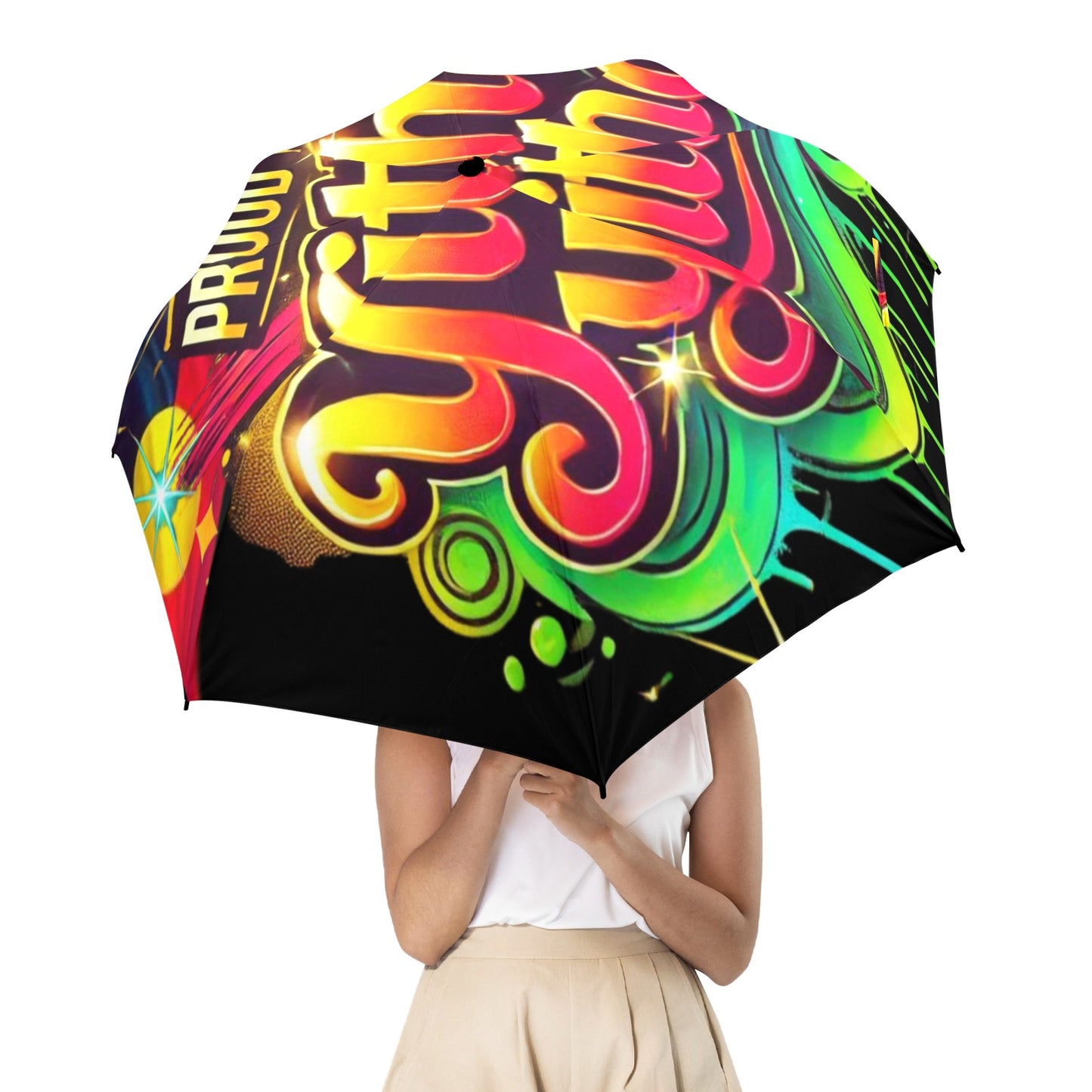 Proud to be Yitha Yitha Umbrella Semi-Automatic Foldable Umbrella