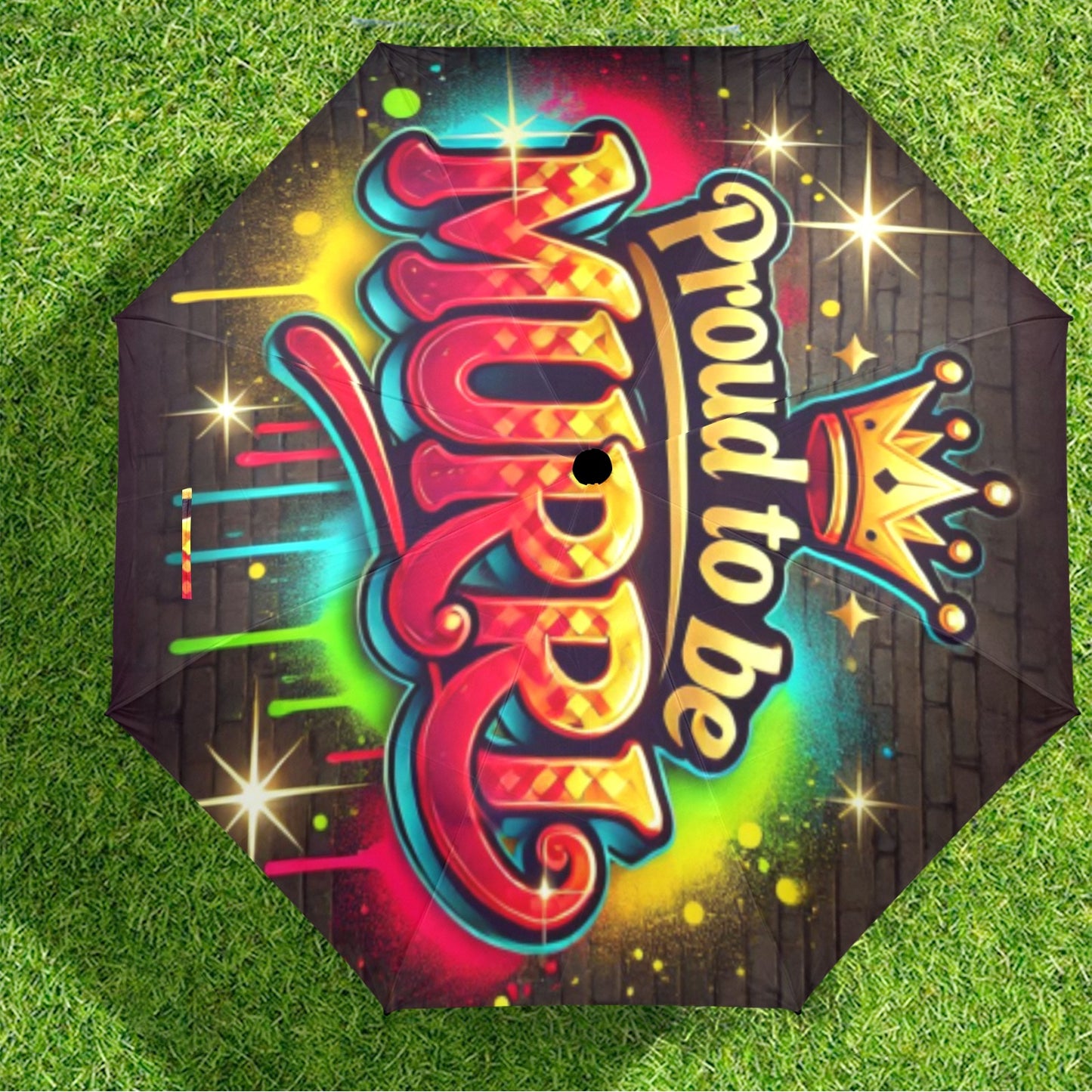 Proud to be Murri Semi-Automatic Umbrella