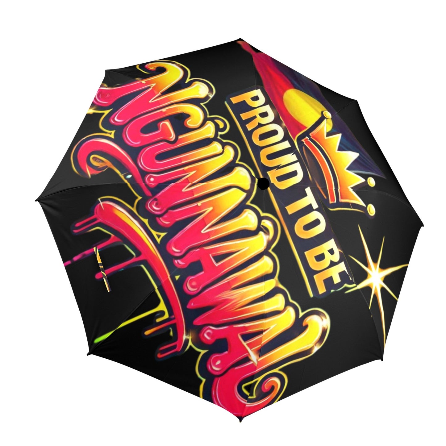 Proud To Be Ngunnawal Umbrella Semi-Automatic Foldable Umbrella