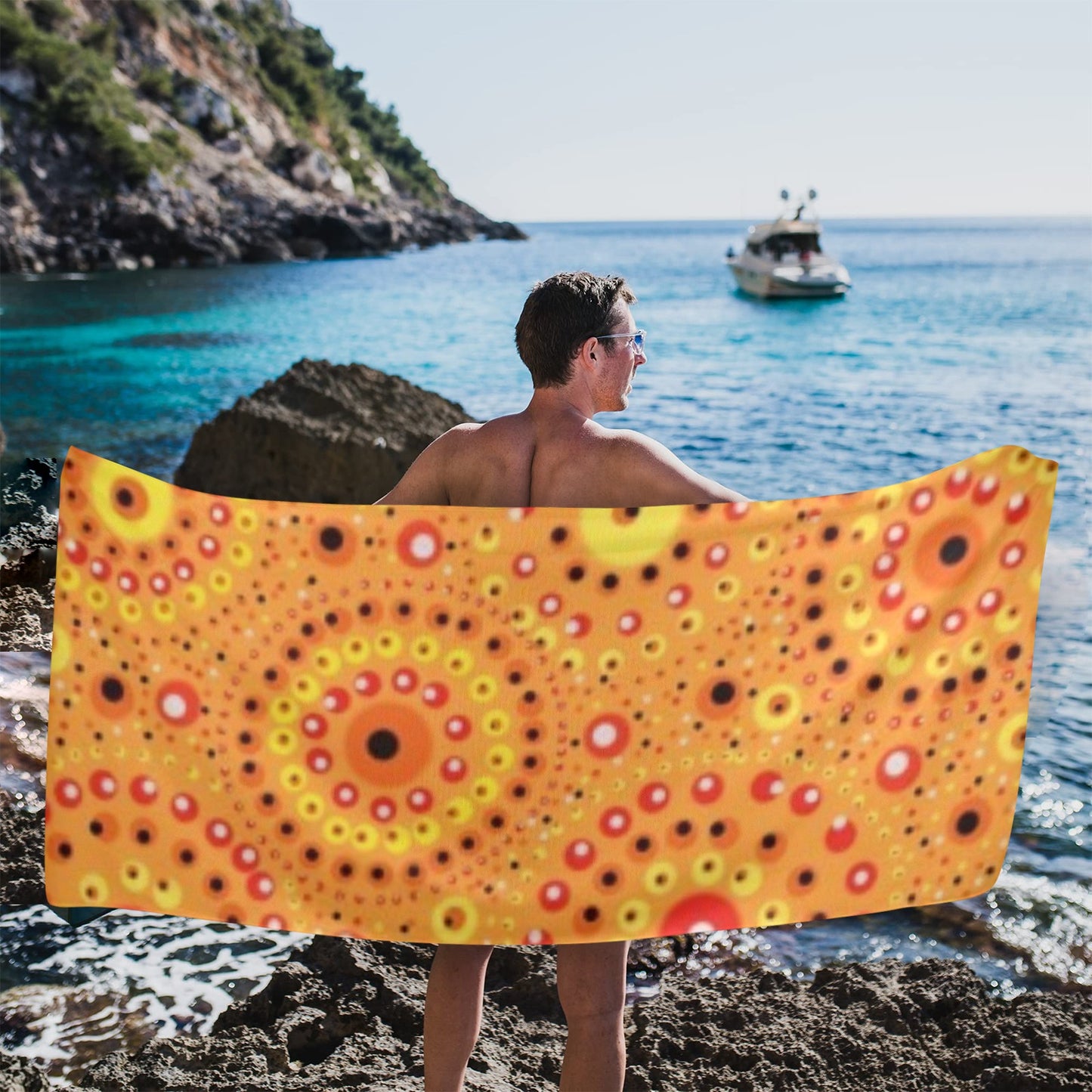 Campfire Beach Towel