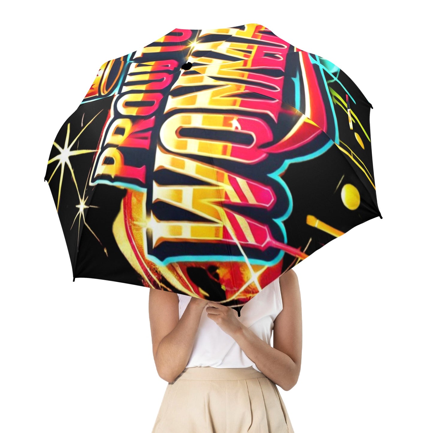 Proud To Be Wonnarus Umbrella Semi-Automatic Foldable Umbrella