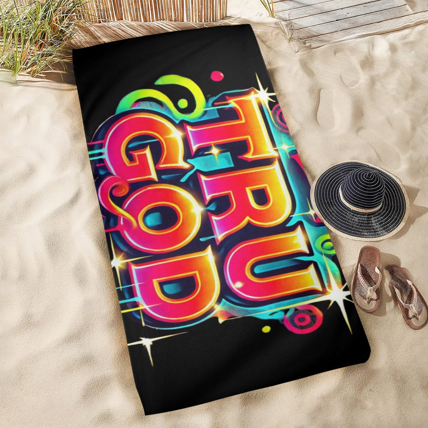 Tru God Beach Towel