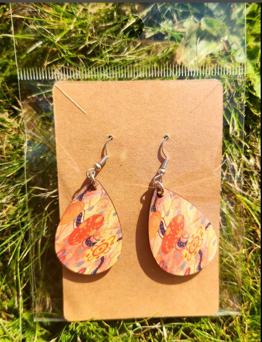 Making Tracks Indigenous Earrings