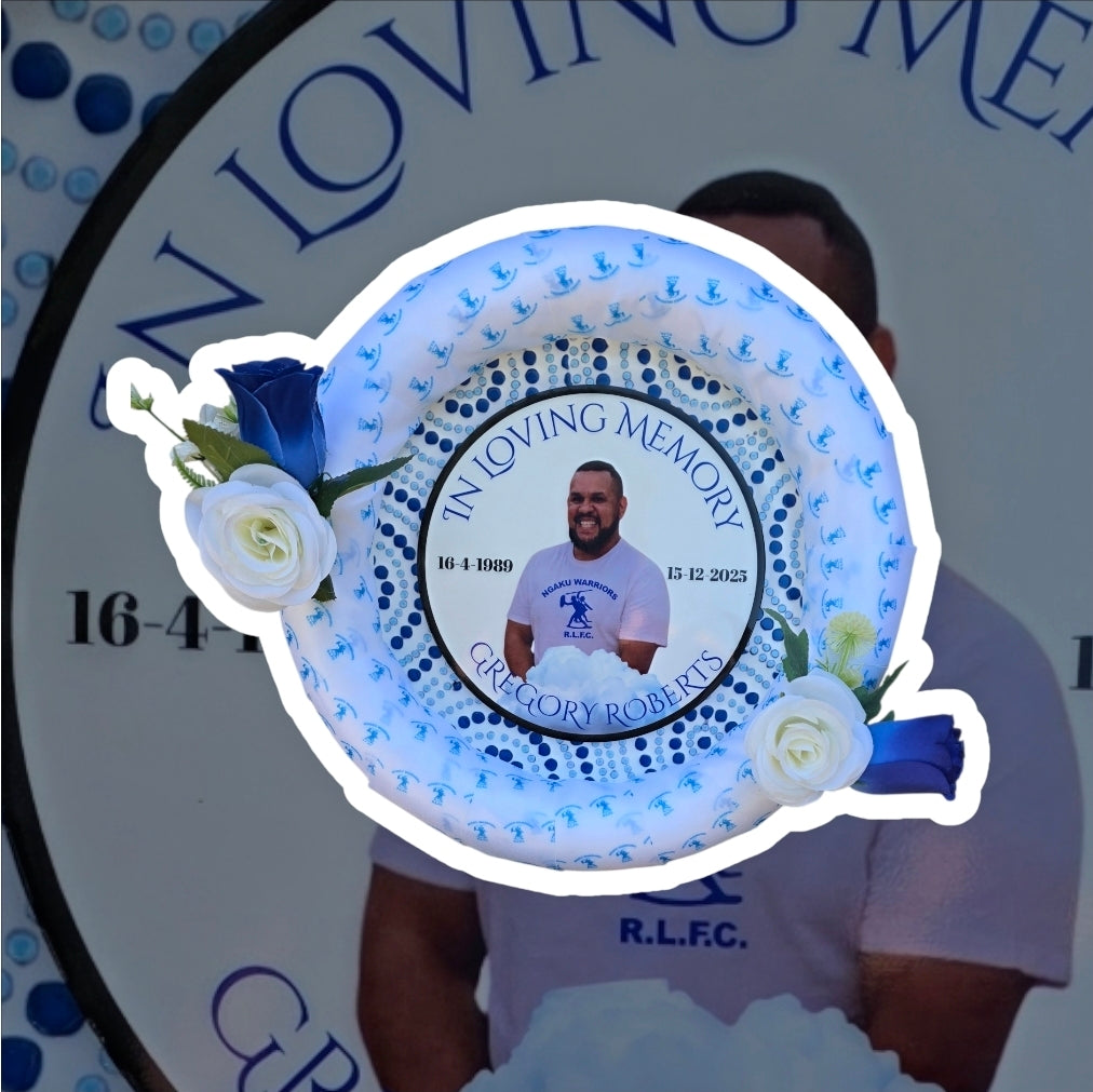 Personalised Memorial Wreath