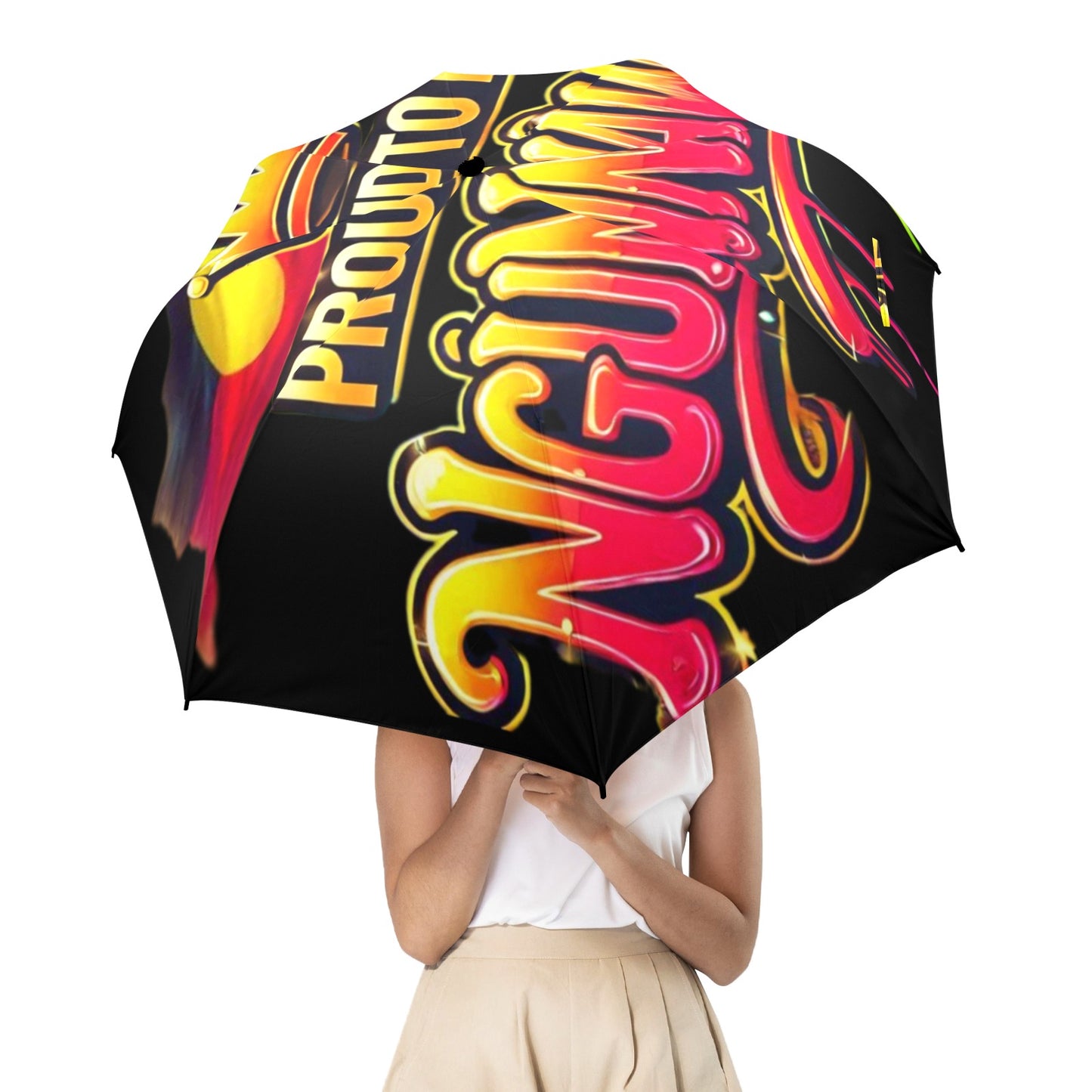 Proud To Be Ngunnawal Umbrella Semi-Automatic Foldable Umbrella