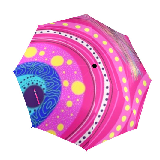 Neighbouring Countries Umbrella Semi-Automatic Foldable Umbrella