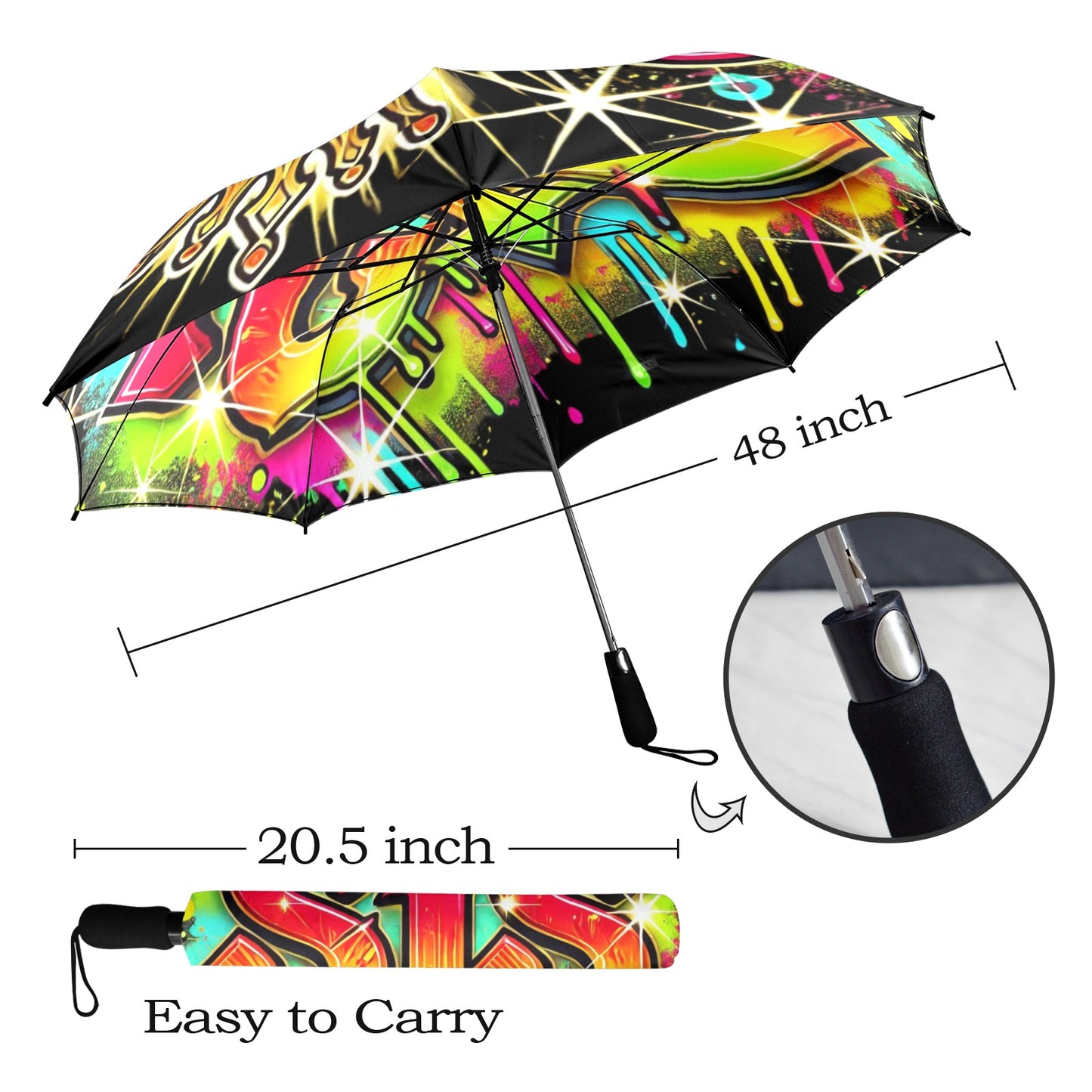 Sis Umbrella Semi-Automatic Foldable Umbrella