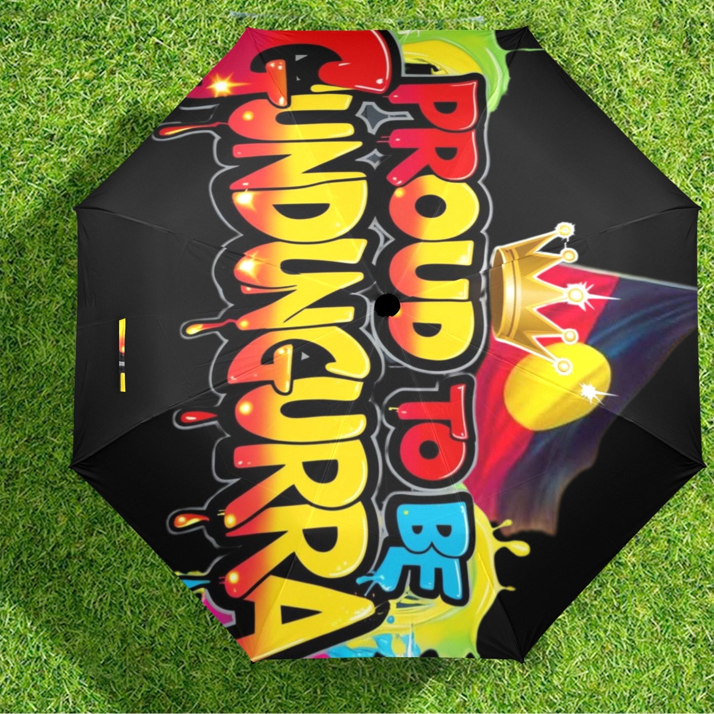 Proud To Be Gundungurra Umbrella Semi-Automatic Foldable Umbrella