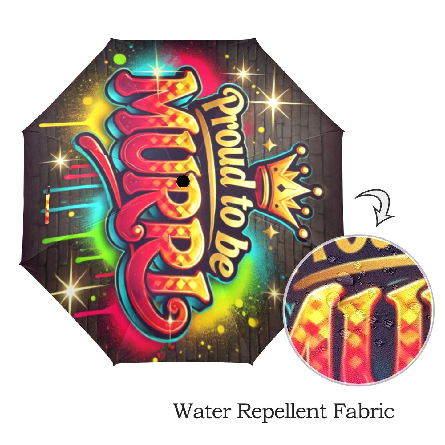 Proud to be Murri Semi-Automatic Umbrella