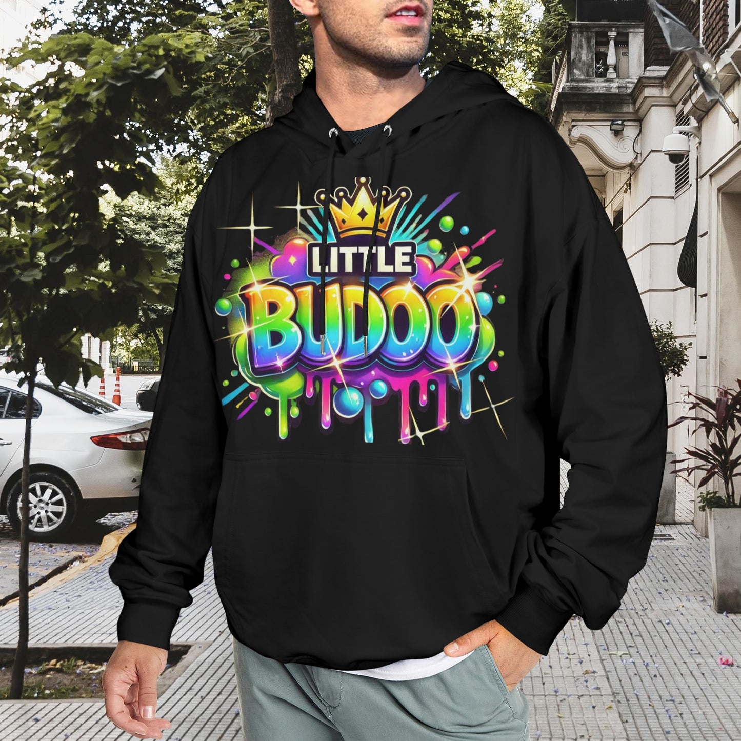 Little Budoo Mens Hoodie