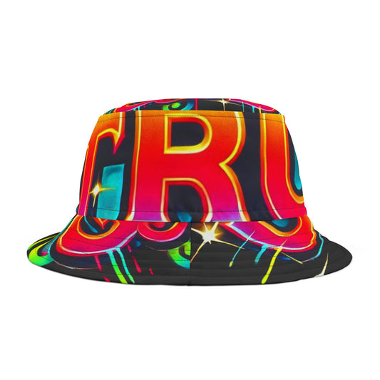 Graffiti Bucket Hat- Tru God