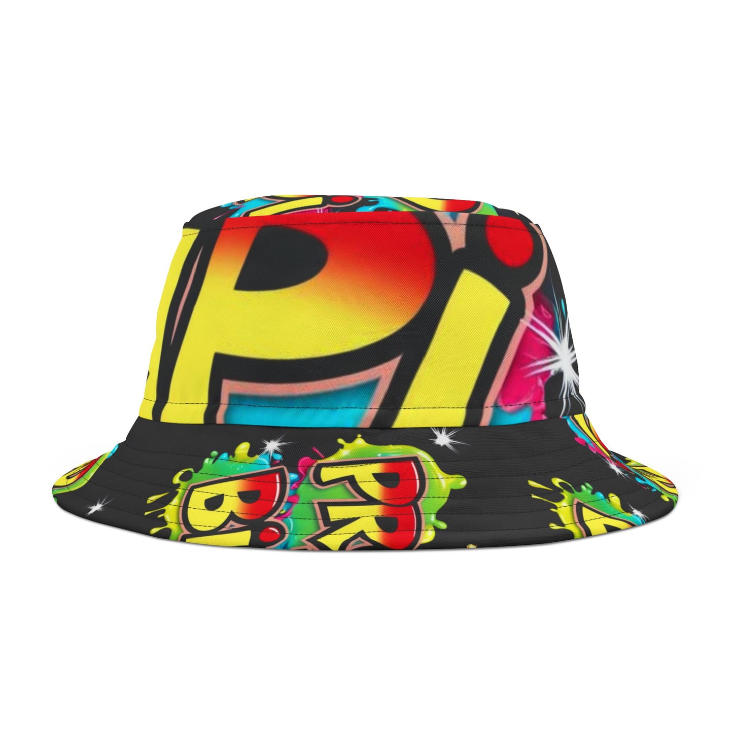 Graffiti-Style Bucket Hat Proud to be Biripi