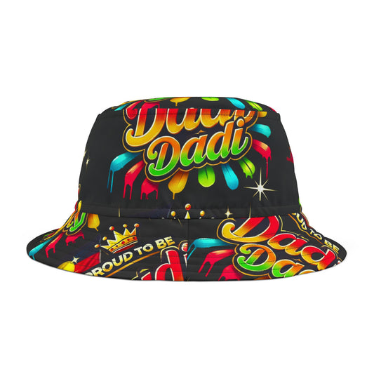 Graffitii Bucket Hat Proud to be Dadi Dadi