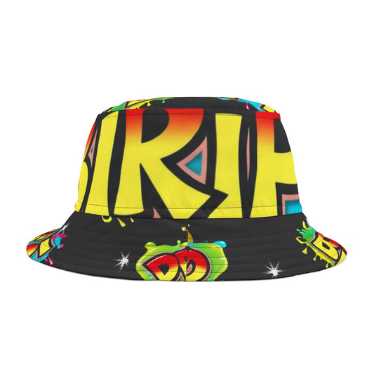 Graffiti-Style Bucket Hat Proud to be Biripi