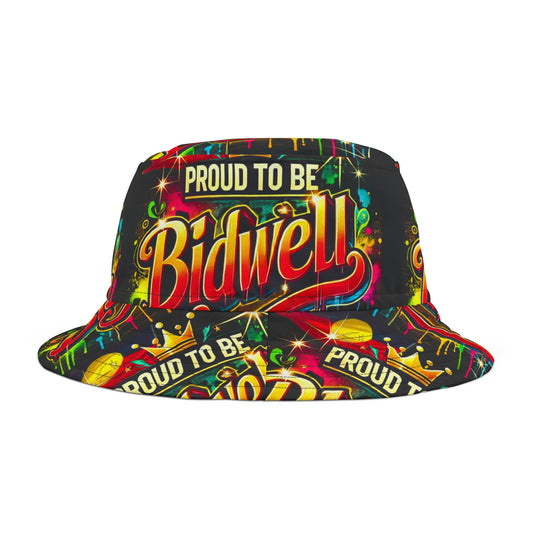Graffiti Bucket Hat Proud to Be Bidwell
