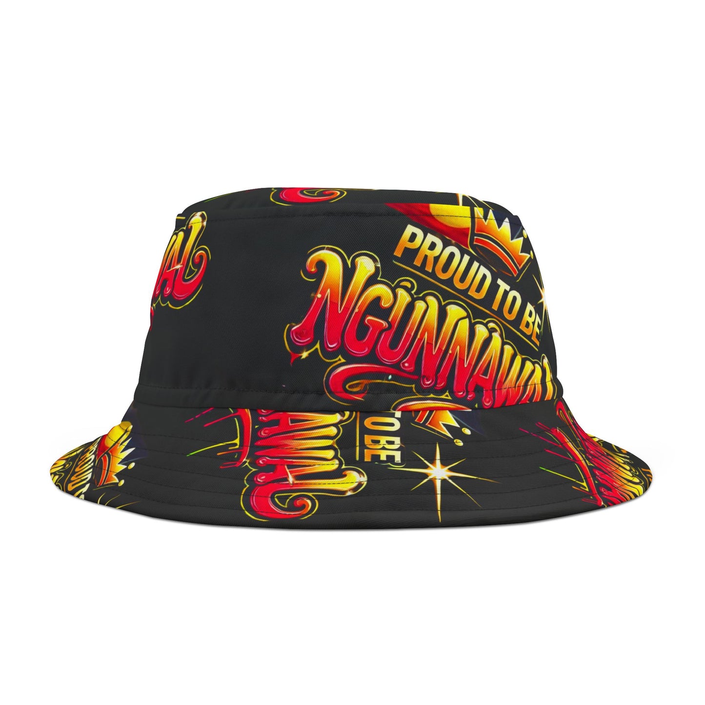 Graffiti Bucket Hat Proud to Be Ngunnawal