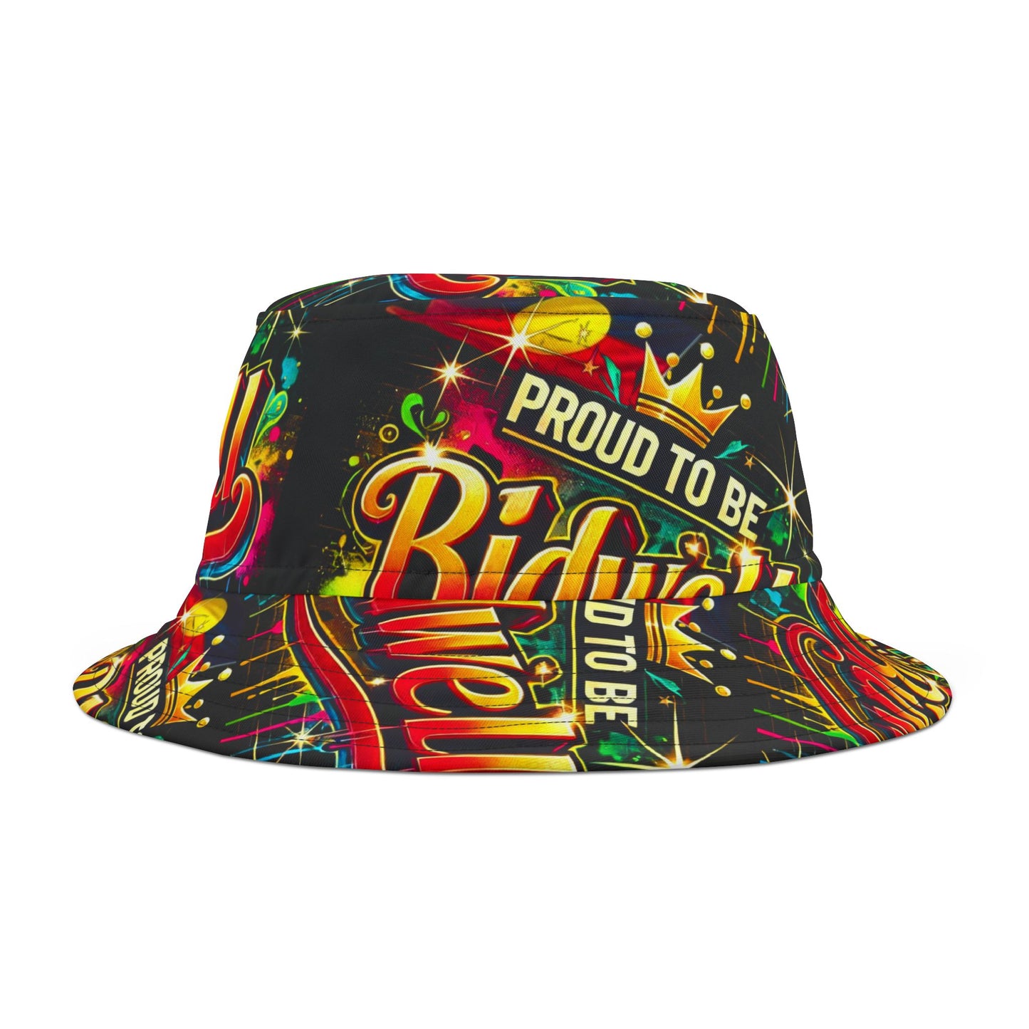 Graffiti Bucket Hat Proud to Be Bidwell