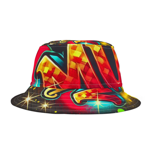 Graffiti Bucket Hat - Proud to be Murri