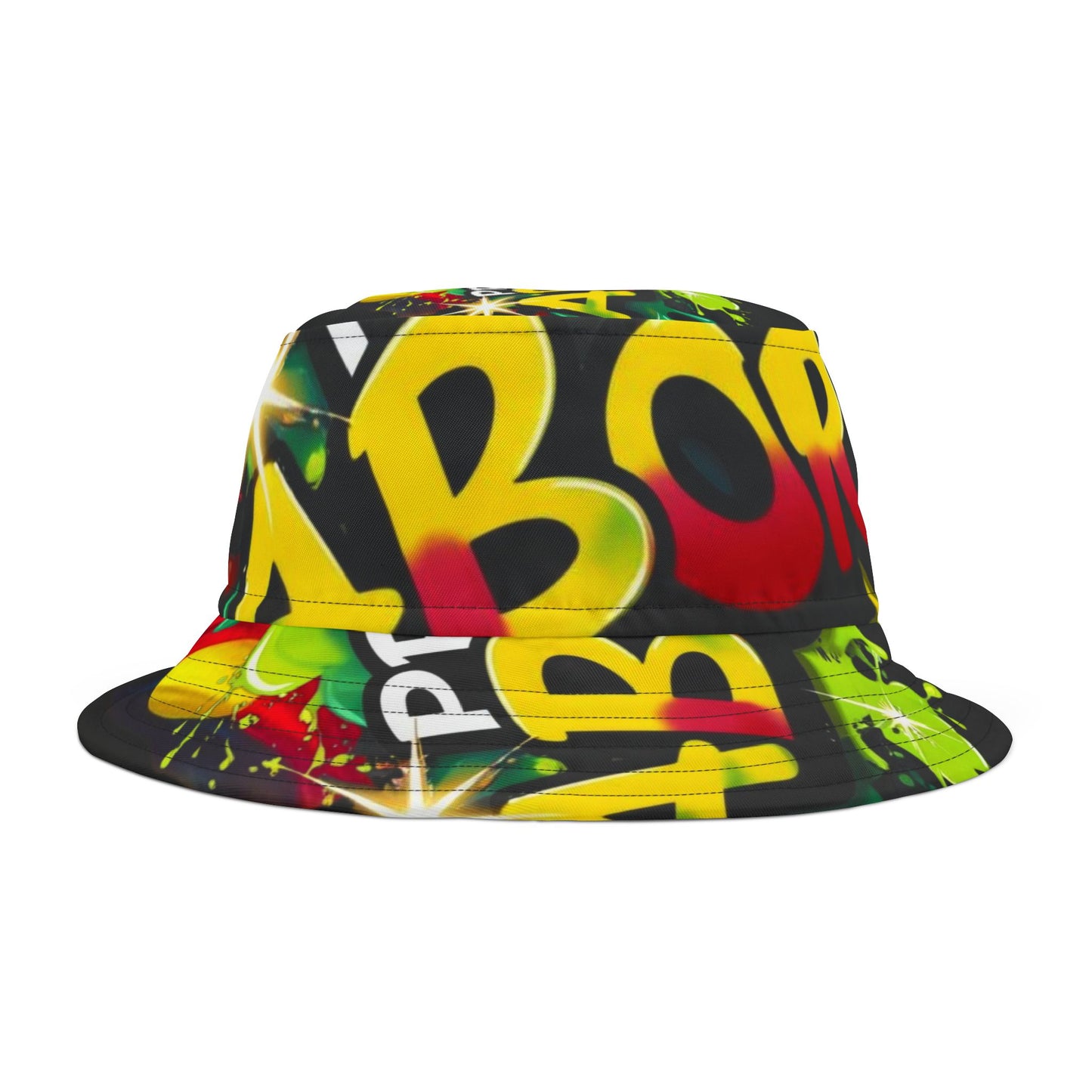 Graffiti Bucket Hat Proud to Be Aboriginal