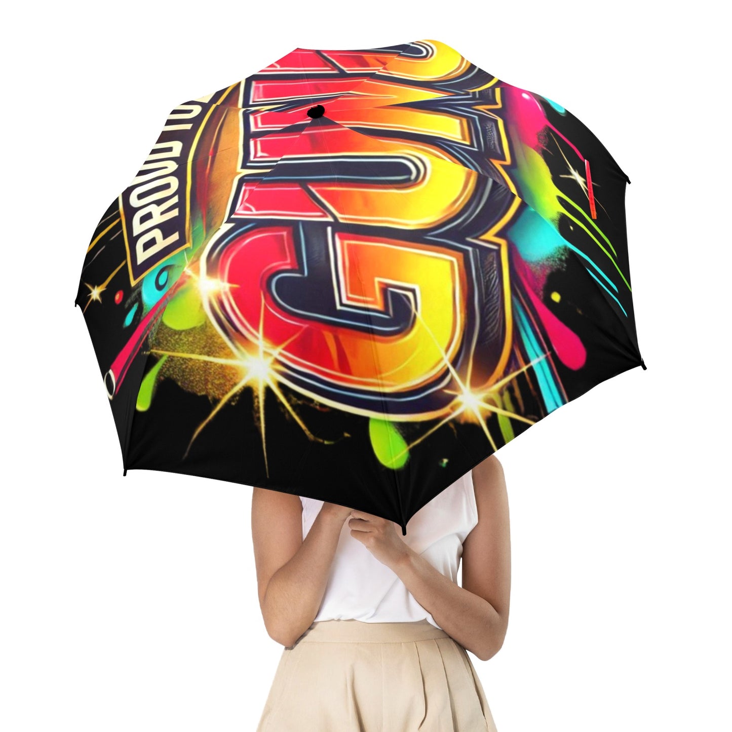 Proud To Be Gunu Umbrella Semi-Automatic Foldable Umbrella