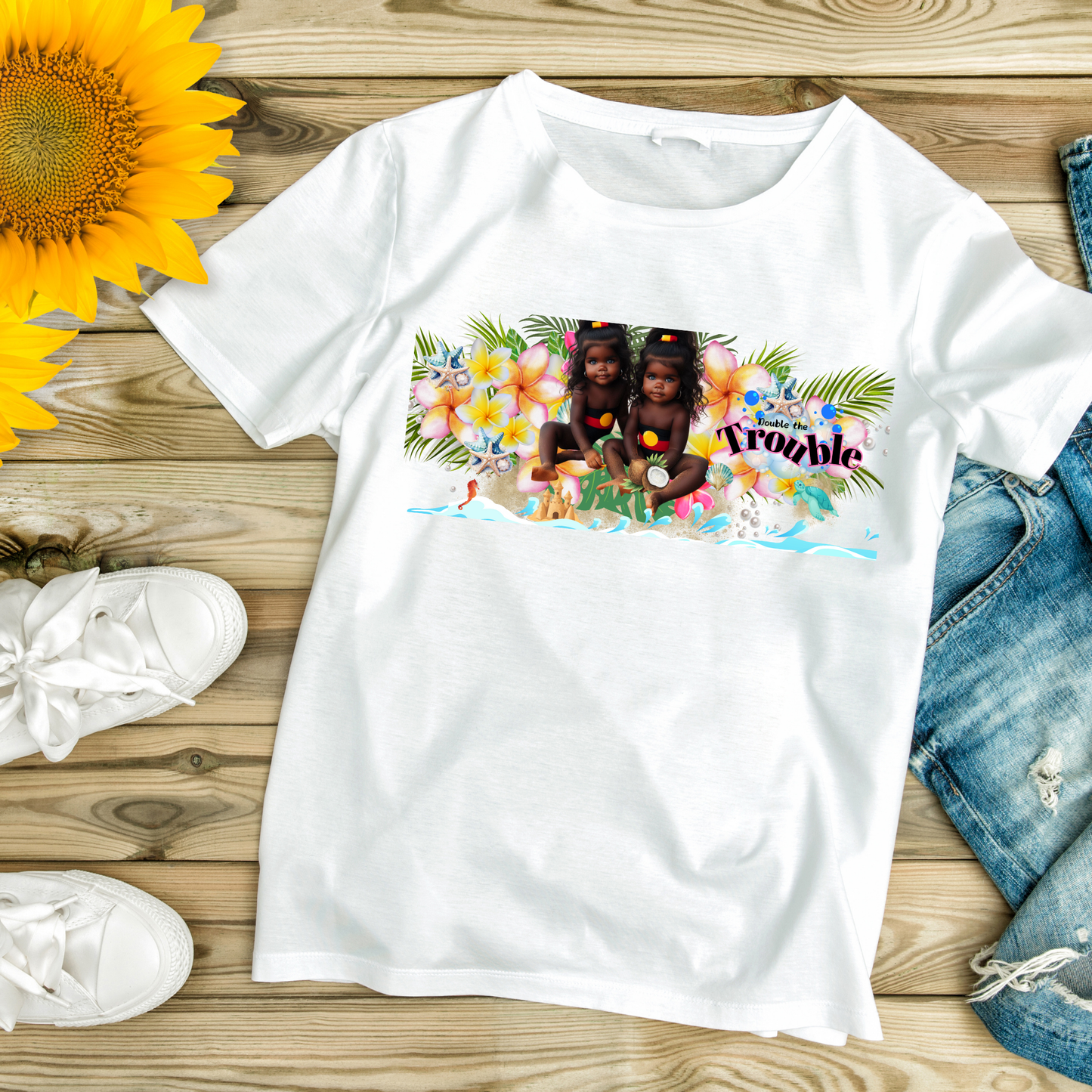 Double the Trouble Tee