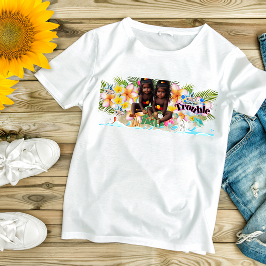 Double the Trouble Tee