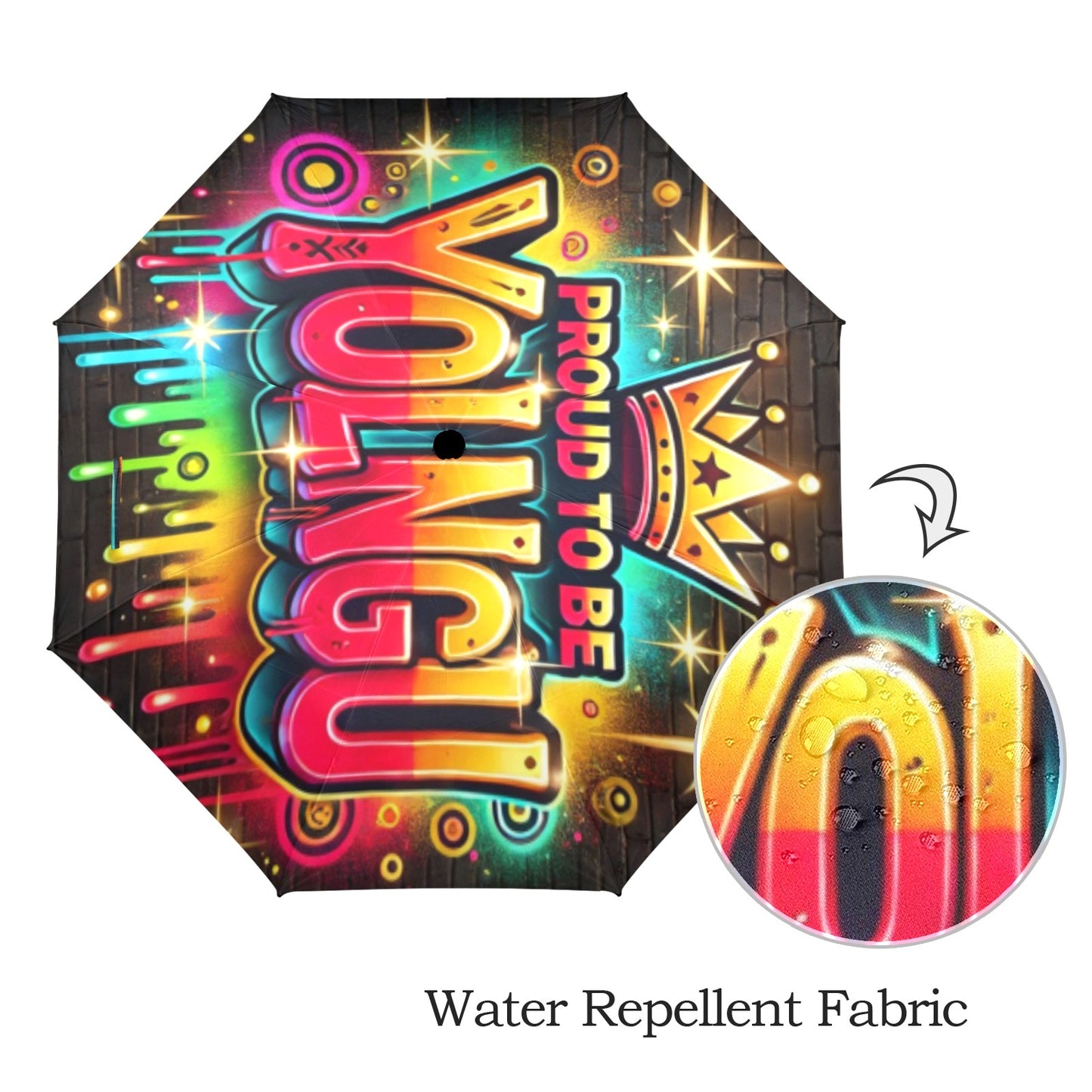 Proud to be Yolngu Semi-Automatic Umbrella