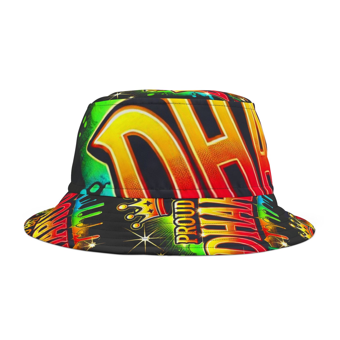 Graffitii Bucket Hat -Proud to be Dharug