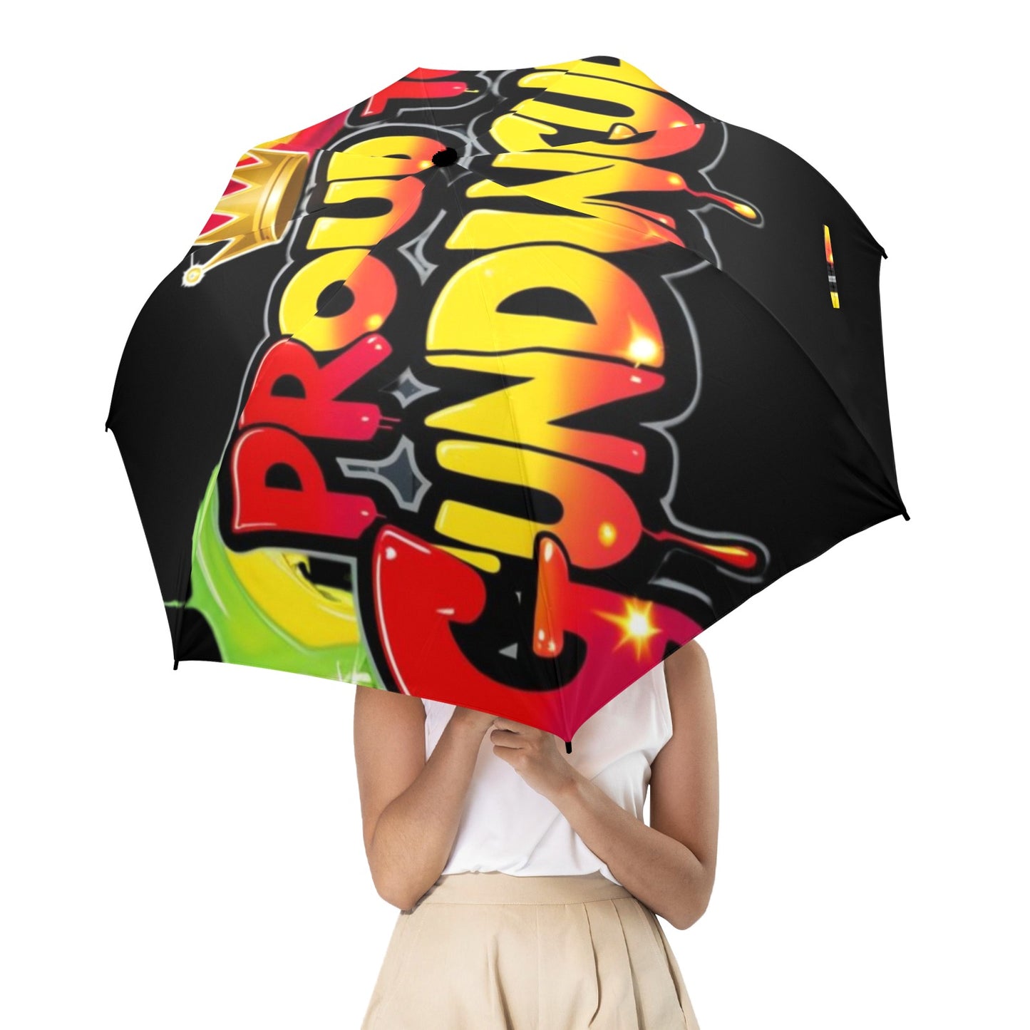 Proud To Be Gundungurra Umbrella Semi-Automatic Foldable Umbrella