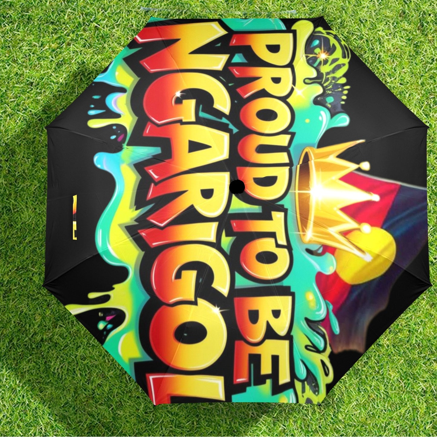 Proud To Be Ngarigol Umbrella Semi-Automatic Foldable Umbrella